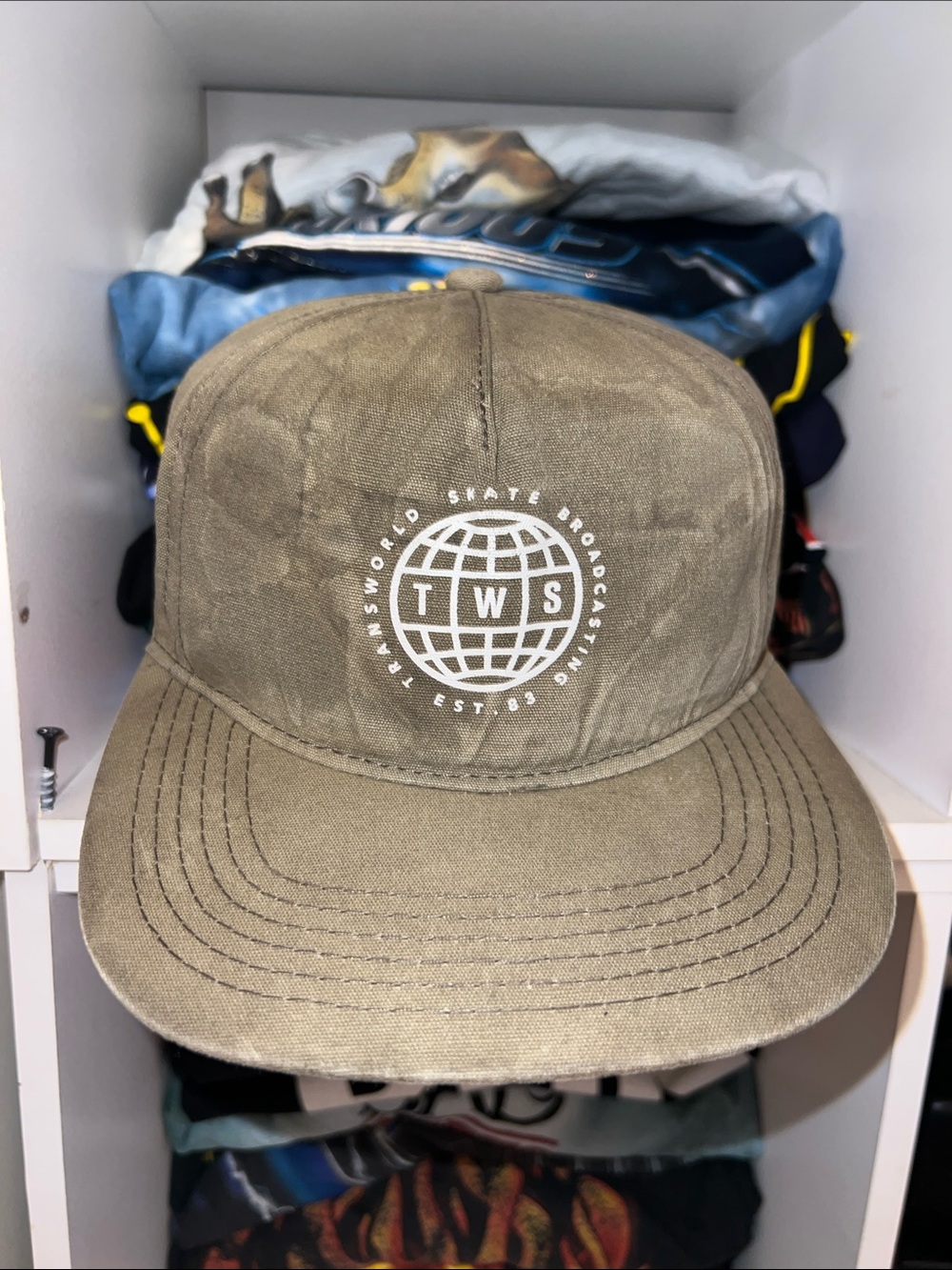 TWS Skate Globe Logo  Strapback Hat